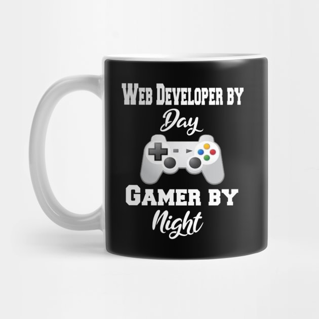 Web Developer By Day Gamer By Night by Emma-shopping